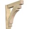 Ekena Millwork Merced Block Rough Sawn Outlooker, Douglas Fir, 6"W x 28"D x 28"H OUT06X28X28MRC05RDF - alternate 1